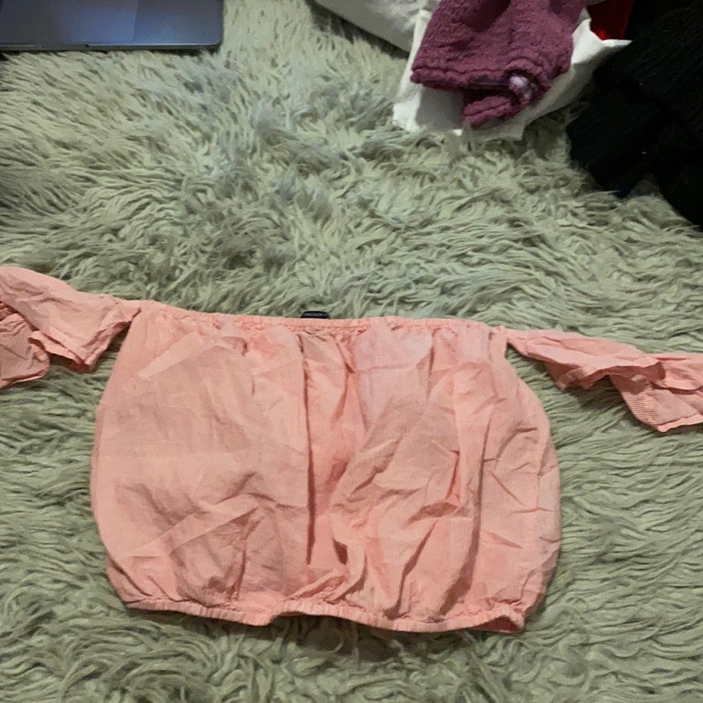 Forever 21 off the shoulder crop top